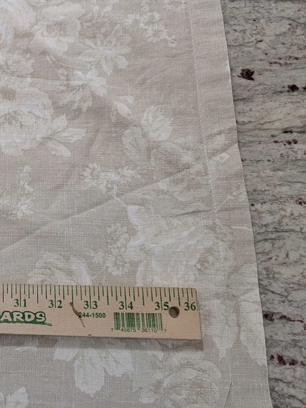 Martex 100% Cotton King Sz Pillow Shams Cabbage Rose Cream White Eco Free Vegan